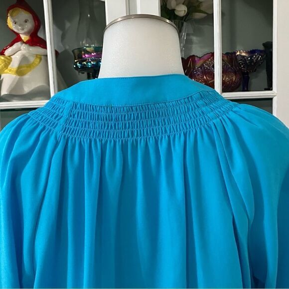 Blue blouse  Size Small  Pappagallo - Picture 6 of 8